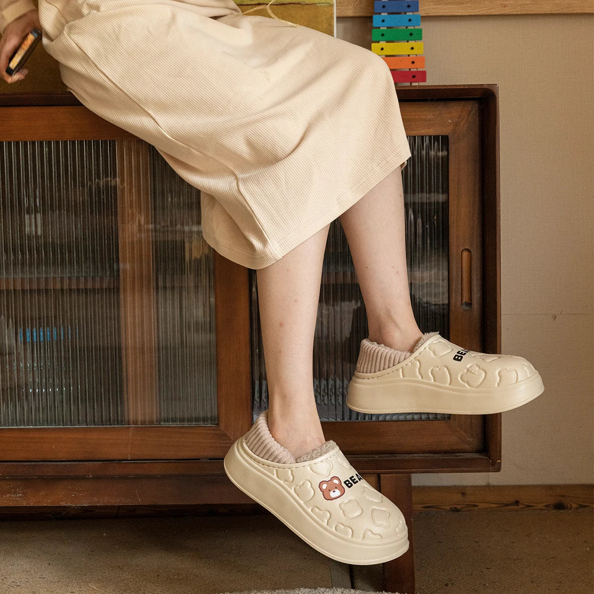 Pantoufles/Chaussons d'Hiver Hommes & Femmes - Fashion Bear