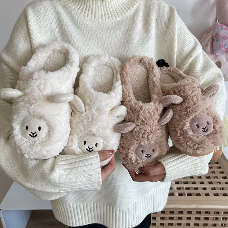 Pantoufles/Chaussons d'Hiver Hommes et Femmes - Mouton Douillet