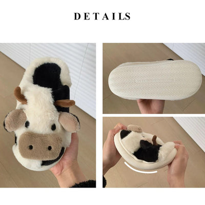 Pantoufles/Chaussons d'Hiver Unisexes - Moo Cozy