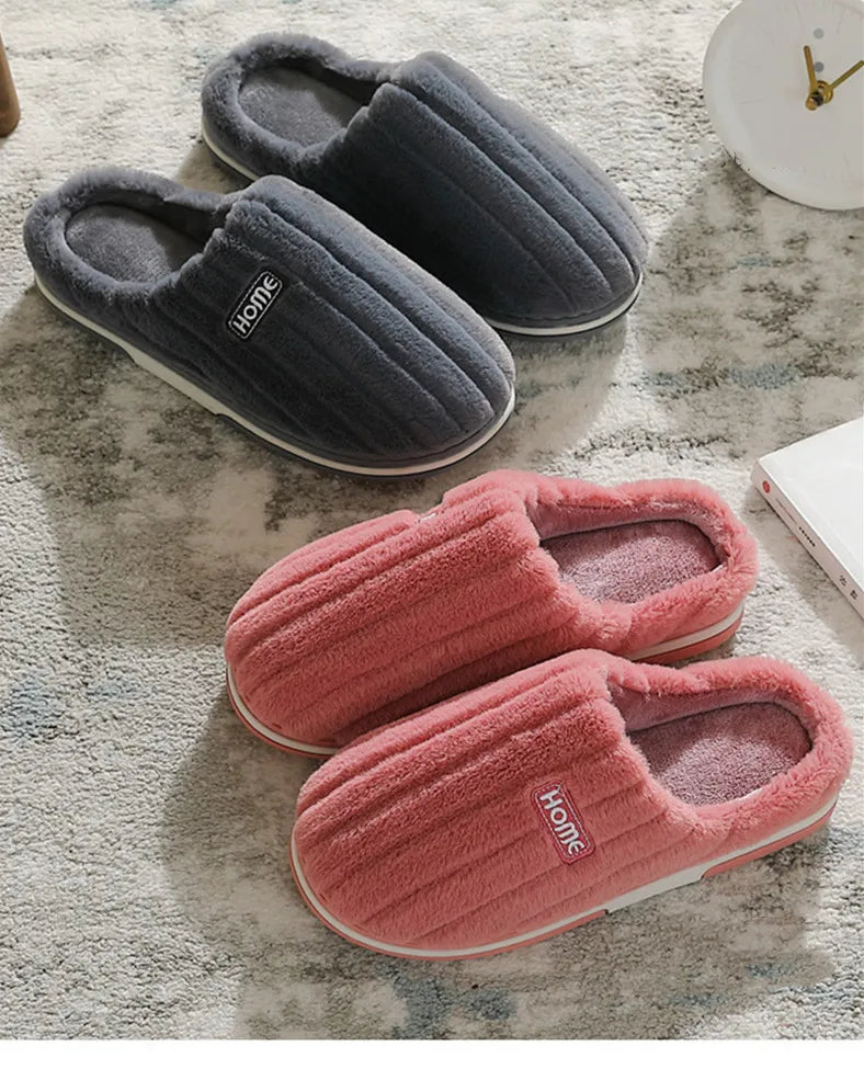 Pantoufles/Chaussons D'Hiver Hommes et Femmes - Home