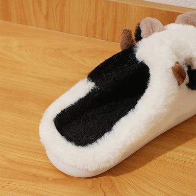 Pantoufles/Chaussons d'Hiver Unisexes - Moo Cozy