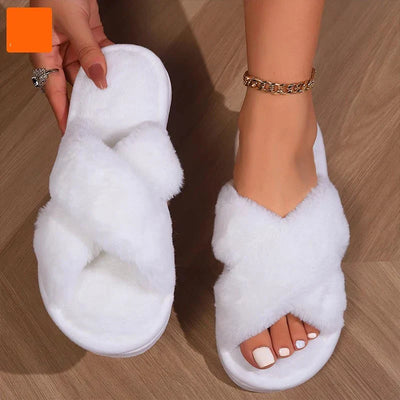 Pantoufles/Chaussons d'Hiver Femmes - Peluche