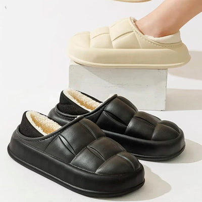 Pantoufles/Chaussons d'Hiver Imperméables pour Femmes - Confort et Chaleur