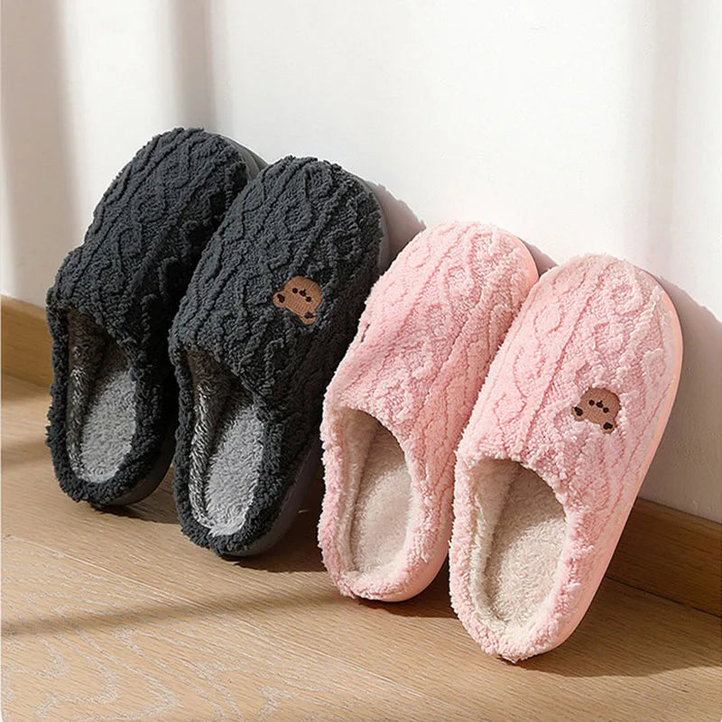 Pantoufles/Chaussons d'Hiver Hommes et Femmes - Hiver Moelleuse