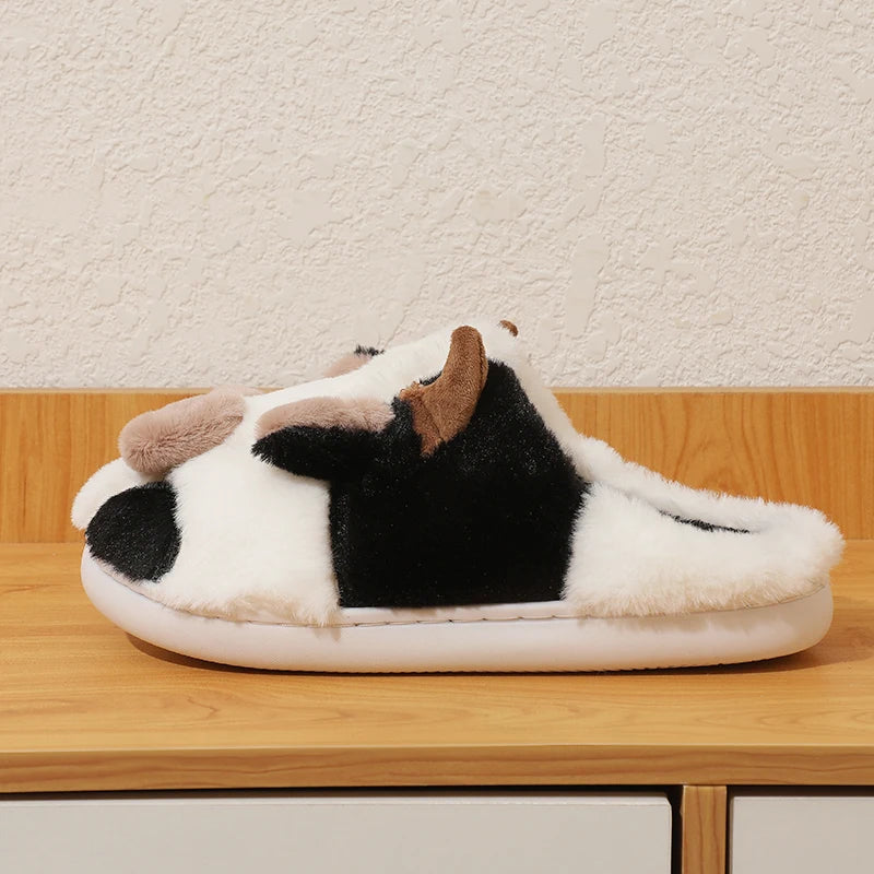 Pantoufles/Chaussons d'Hiver Unisexes - Moo Cozy