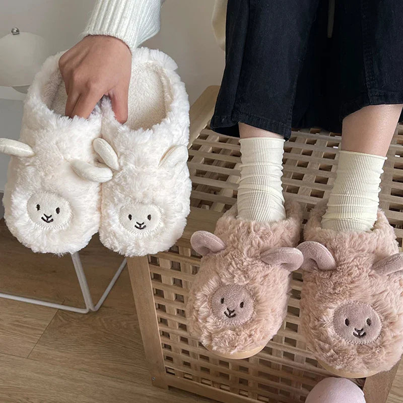 Pantoufles/Chaussons d'Hiver Hommes et Femmes - Mouton Douillet