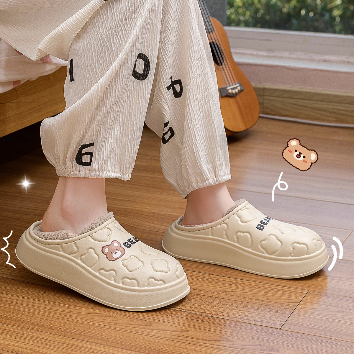 Pantoufles/Chaussons d'Hiver Hommes & Femmes - Fashion Bear