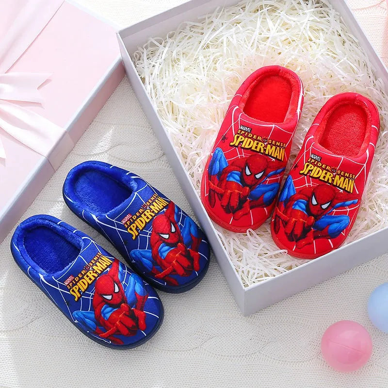 Pantoufles/Chaussons Épaisses pour Enfants - Spider-Man
