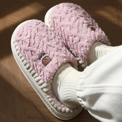 Pantoufles/Chaussons Hiver Moelleux Rembourrés - Hommes et Femmes