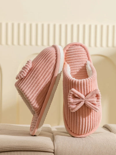 Pantoufles/Chaussons d'Hiver Femmes  - Bow Bliss