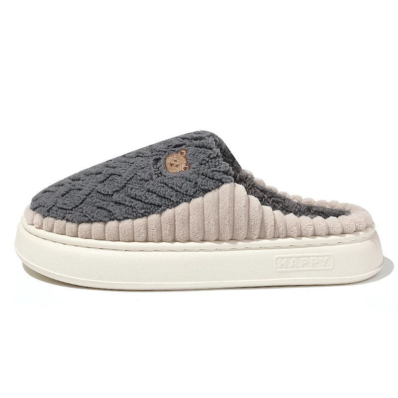 Pantoufles/Chaussons Hiver Moelleux Rembourrés - Hommes et Femmes