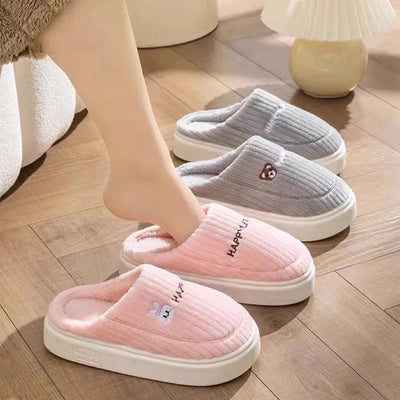 Pantoufles/Chaussons en Coton - Happy Life