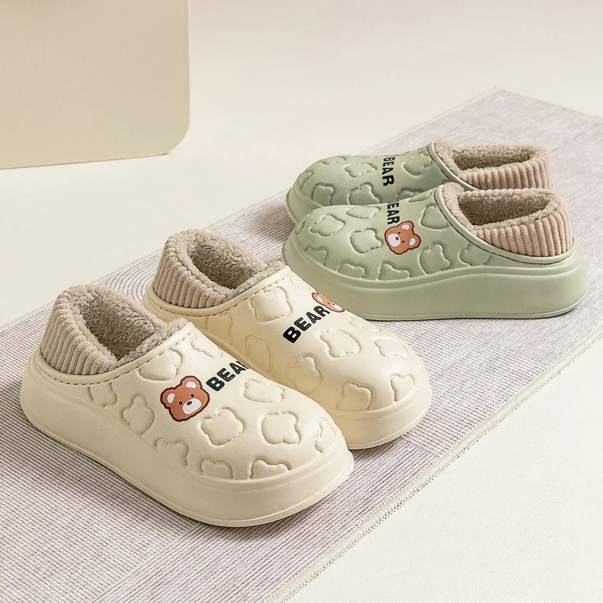 Pantoufles/Chaussons d'Hiver Hommes & Femmes - Fashion Bear